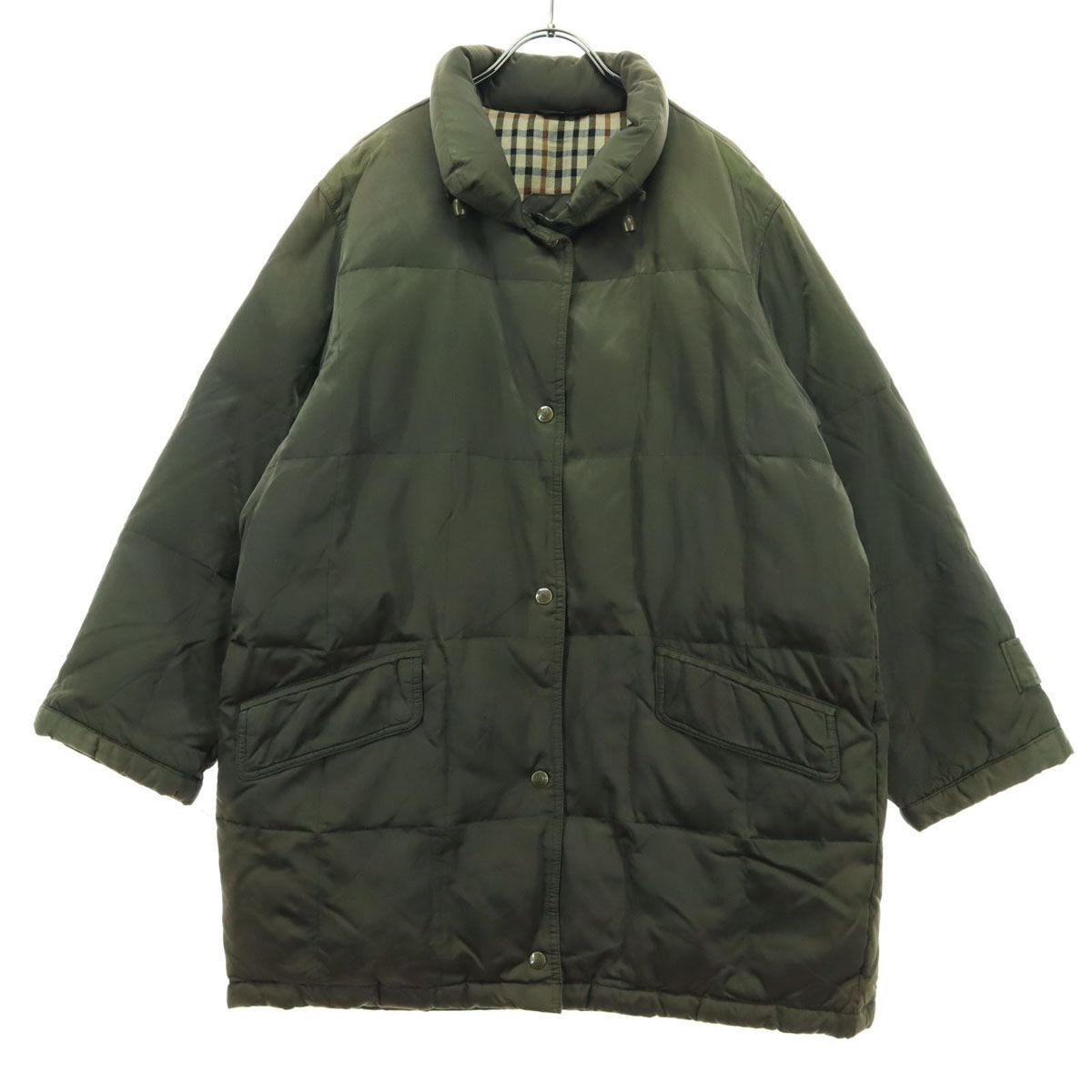 DAKS ダックス 長袖 ダウンジャケット M ブラウン レディース 古着