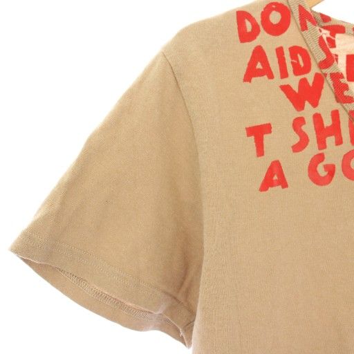 マルタン・マルジェラカットソー マルタンマルジェラ Martin Margiela 08AW ここのえ期 エイズT Tシャツ