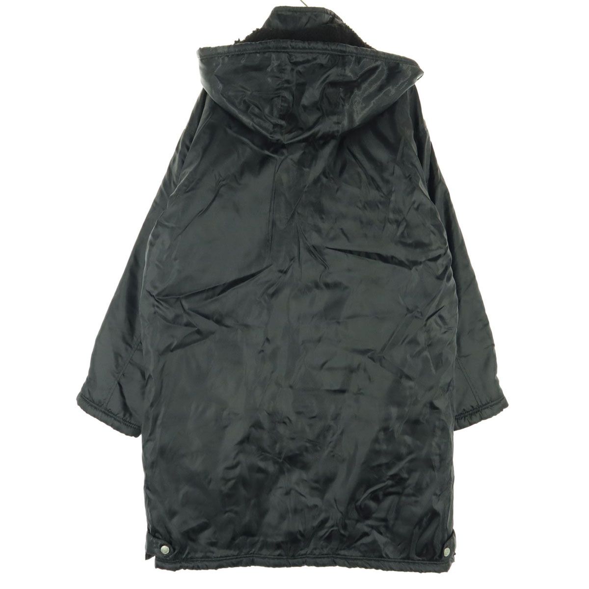 美品 LOTTO ロット 長袖 ベンチコート M ブラック 内側 ボア メンズ