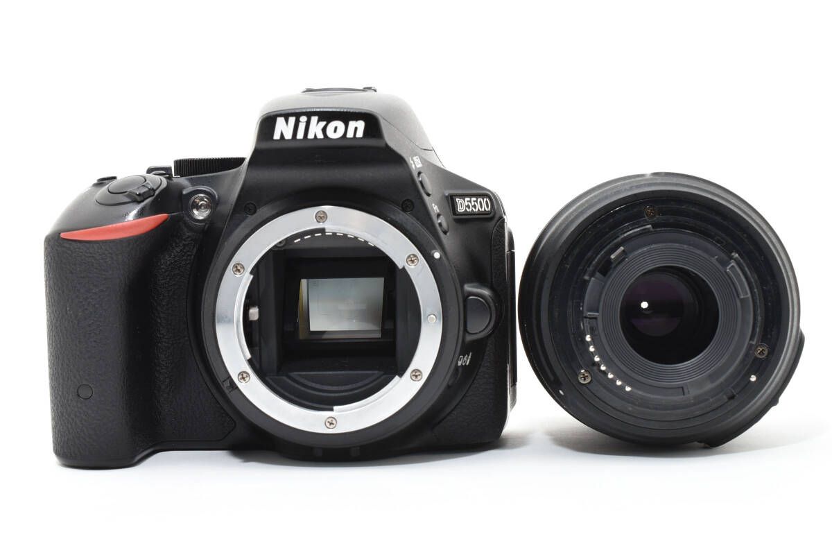 ニコン Nikon D 5500 ブラック レンズセット ≪動作光学良好 ≫ AF S DX 18 55 mm F 3 5 6 G VR 2006