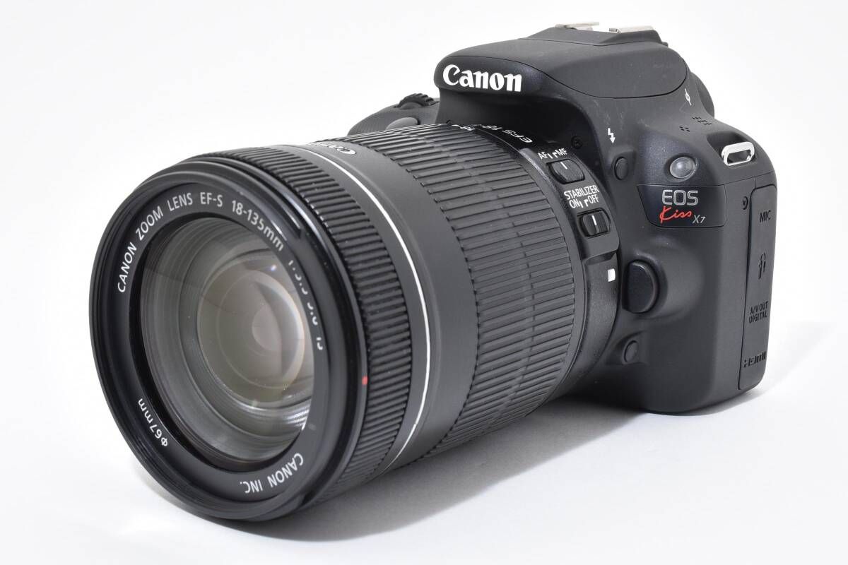 キヤノン Canon EOS kiss X 7 ≪S数1 700回≫ 高倍率レンズセット EF S 18 135 mm F 3 5 6 IS 1864
