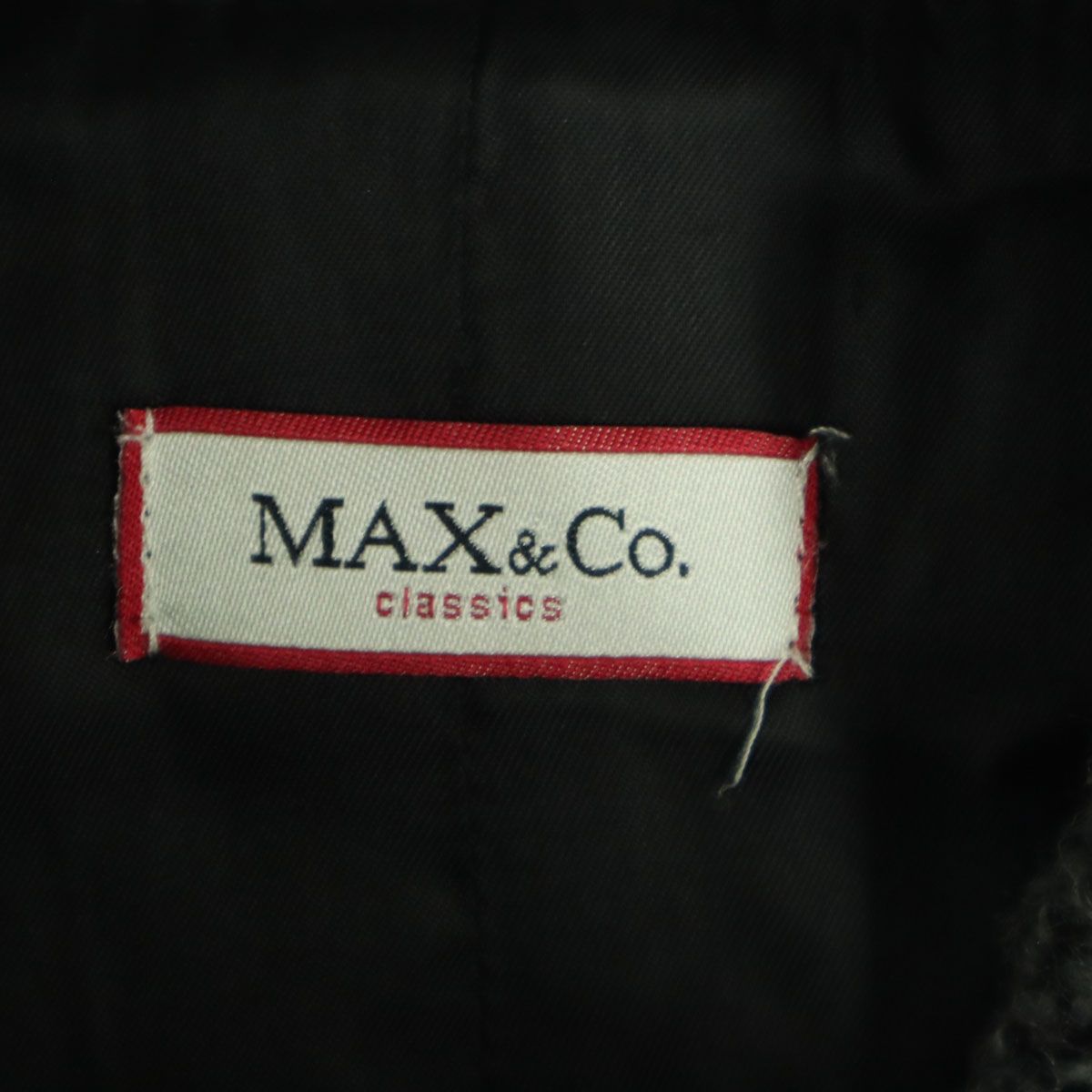 MAX&CO マックスアンドコー イタリア製 長袖 コート 36 グレー