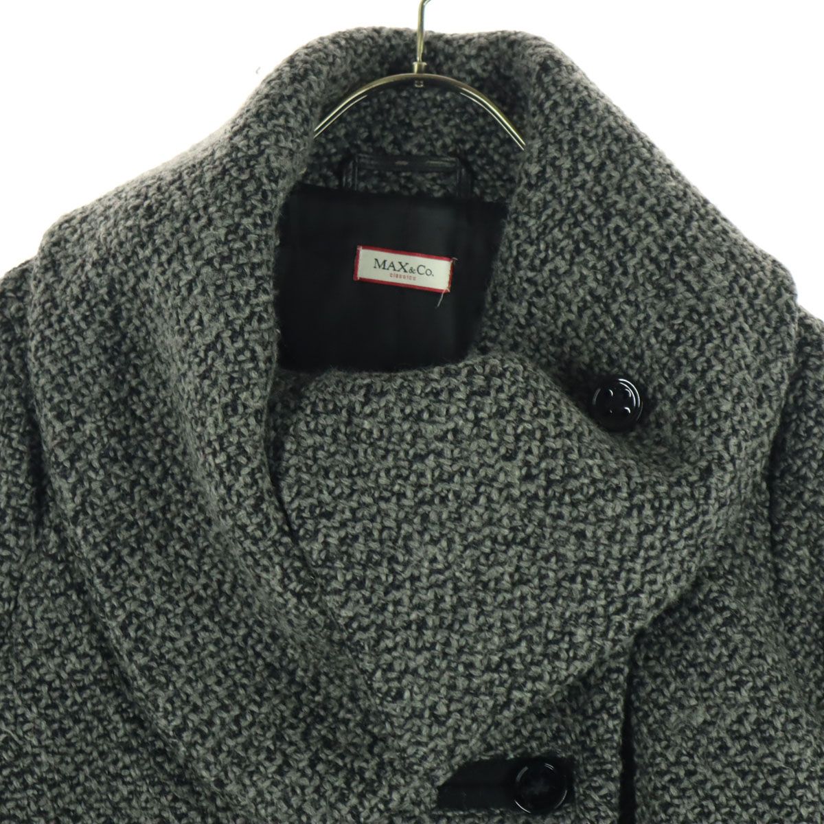 MAX&CO マックスアンドコー イタリア製 長袖 コート 36 グレー
