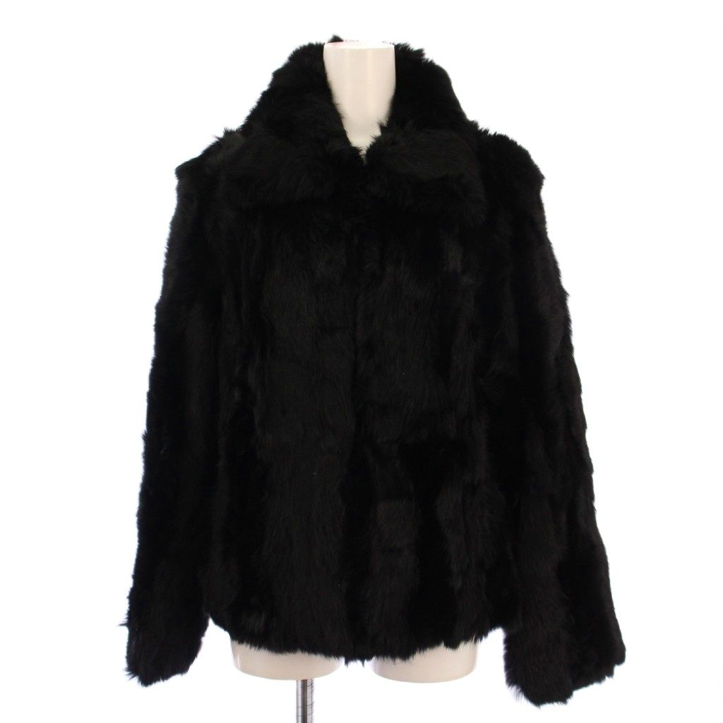 ピンクハウス PINK HOUSE ファーコート ショート丈 ラビットファー L