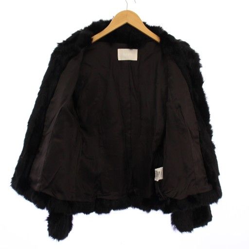 ピンクハウス PINK HOUSE ファーコート ショート丈 ラビットファー L