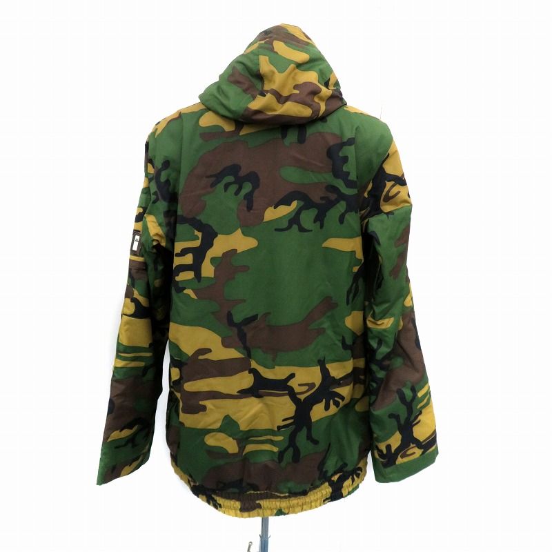 バートン BURTON スノーボードウエア ジップアップパーカー カモフラ