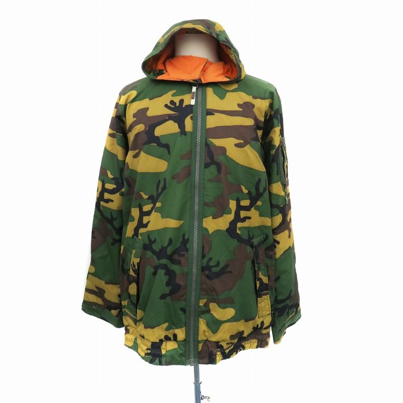 バートン BURTON スノーボードウエア ジップアップパーカー カモフラ