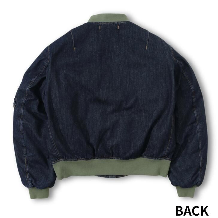 児島ジーンズ デニム MA-1 フライトジャケット KGR-504 KOJIMA GENES