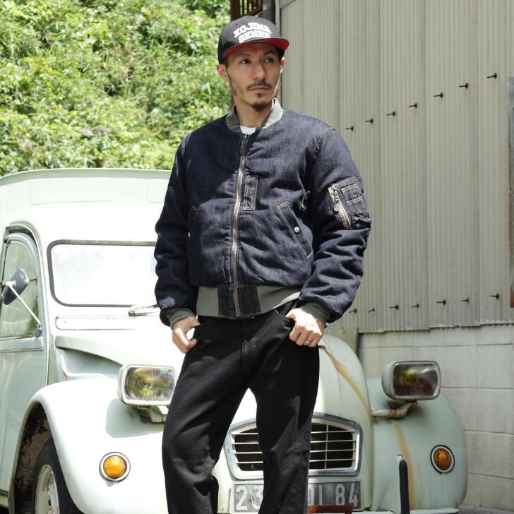 児島ジーンズ デニム MA-1 フライトジャケット KGR-504 KOJIMA GENES