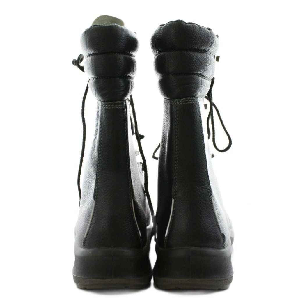 『未使用』MIDORI ミドリ　安全靴　ブーツ　レースアップ　サイドジップ 黒 ミドリ MIDORI 安全靴 ショートブーツ レースアップ 28EEE 黒 ブラック