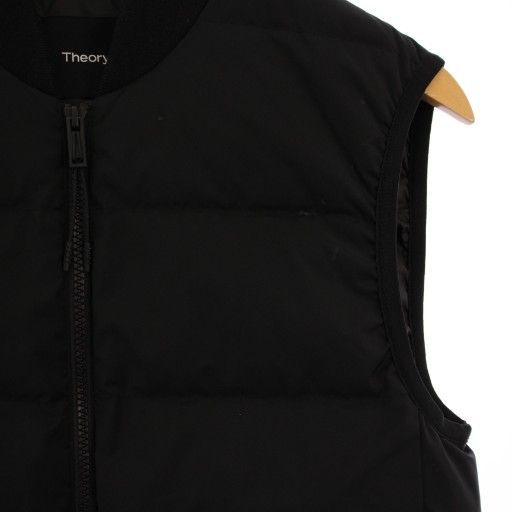 セオリー Theory ダウンベスト ジャケット ジップアップ XS 黒