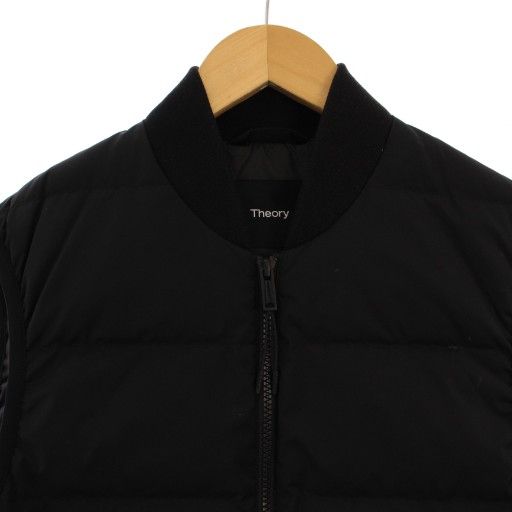 セオリー Theory ダウンベスト ジャケット ジップアップ XS 黒