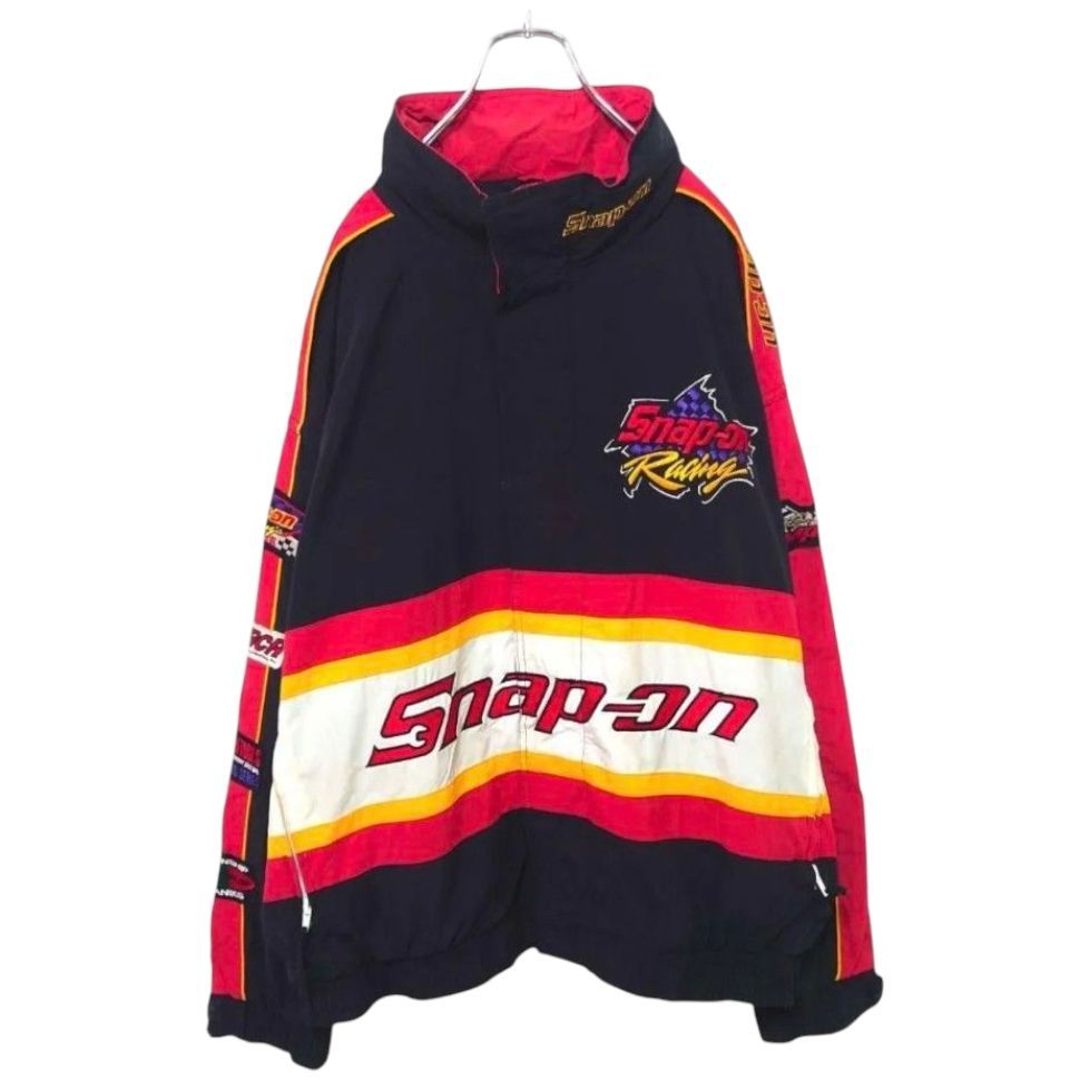 Snap-on ドラッグレースジャケット　レーシングジャケット　ヴィンテージ希少 snap-on】snap-on Racing レーシングジャケットA-2609 - メルカリ