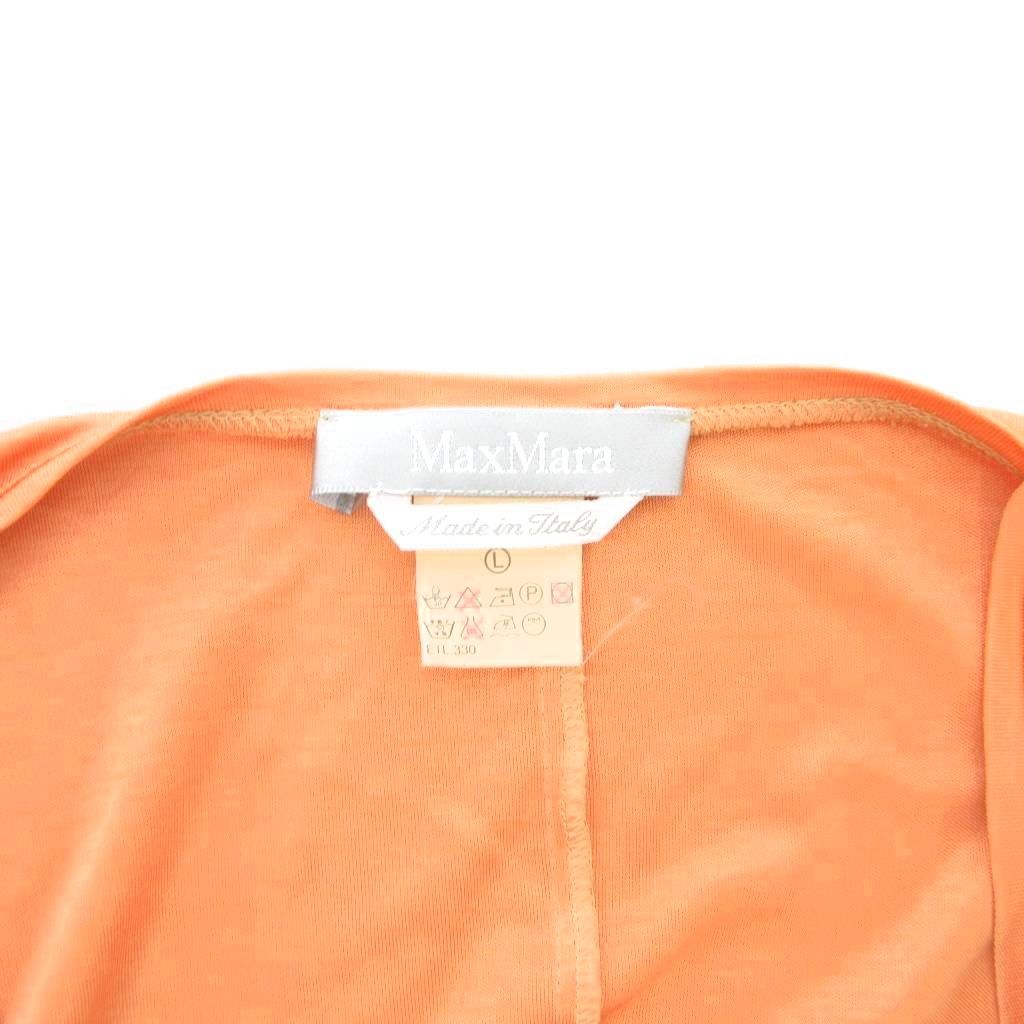 マックスマーラ MAX MARA 白タグ ドレープ カシュクール カットソー