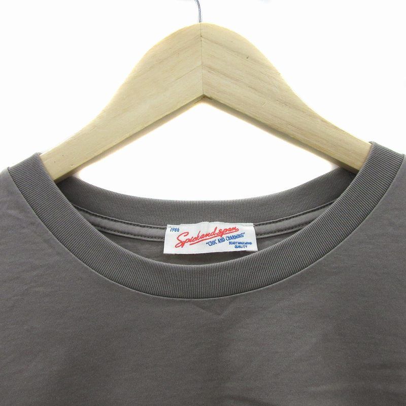 スピック&スパン Spick&Span Tシャツ カットソー 半袖 ラウンドネック