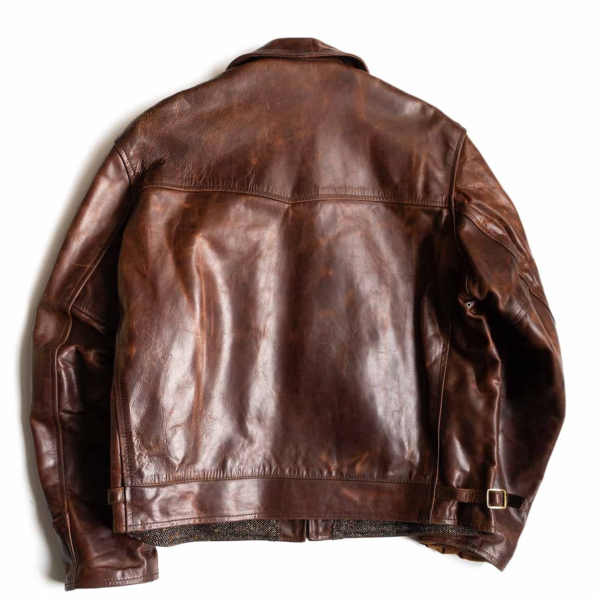 雰囲気抜群/ビッグサイズ】AERO LEATHER【ハイウェイマン ホースハイド