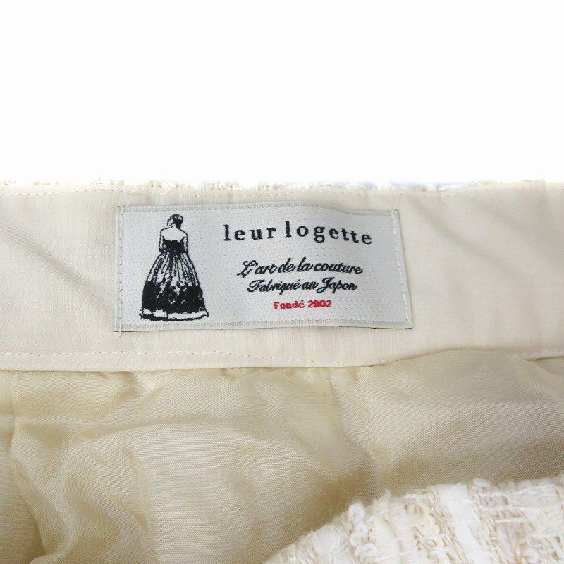 ルルロジェッタ ルールロジェット leur logette フレアスカート ひざ丈