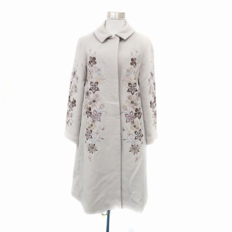 ストロベリーフィールズ STRAWBERRY-FIELDS ステンカラーコート ロング