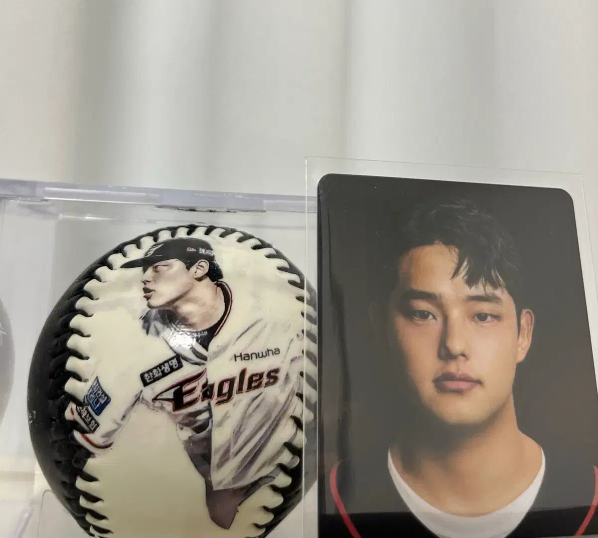 文 棟柱 ムン ドンジュ 初ホールド記念球 新人王カード