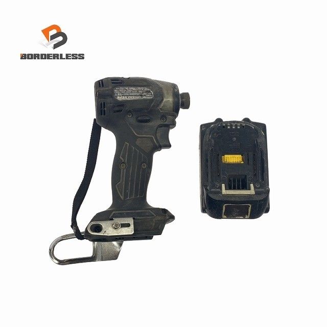 品 makita マキタ 18 V 充電式インパクトドライバ TD 173 D 黒 ブラック 本体 バッテリー 6 0 Ah 119184