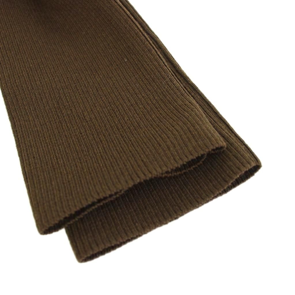 ヨリ yori ウールパフスリーブニット セーター 長袖 ウール混 36 茶