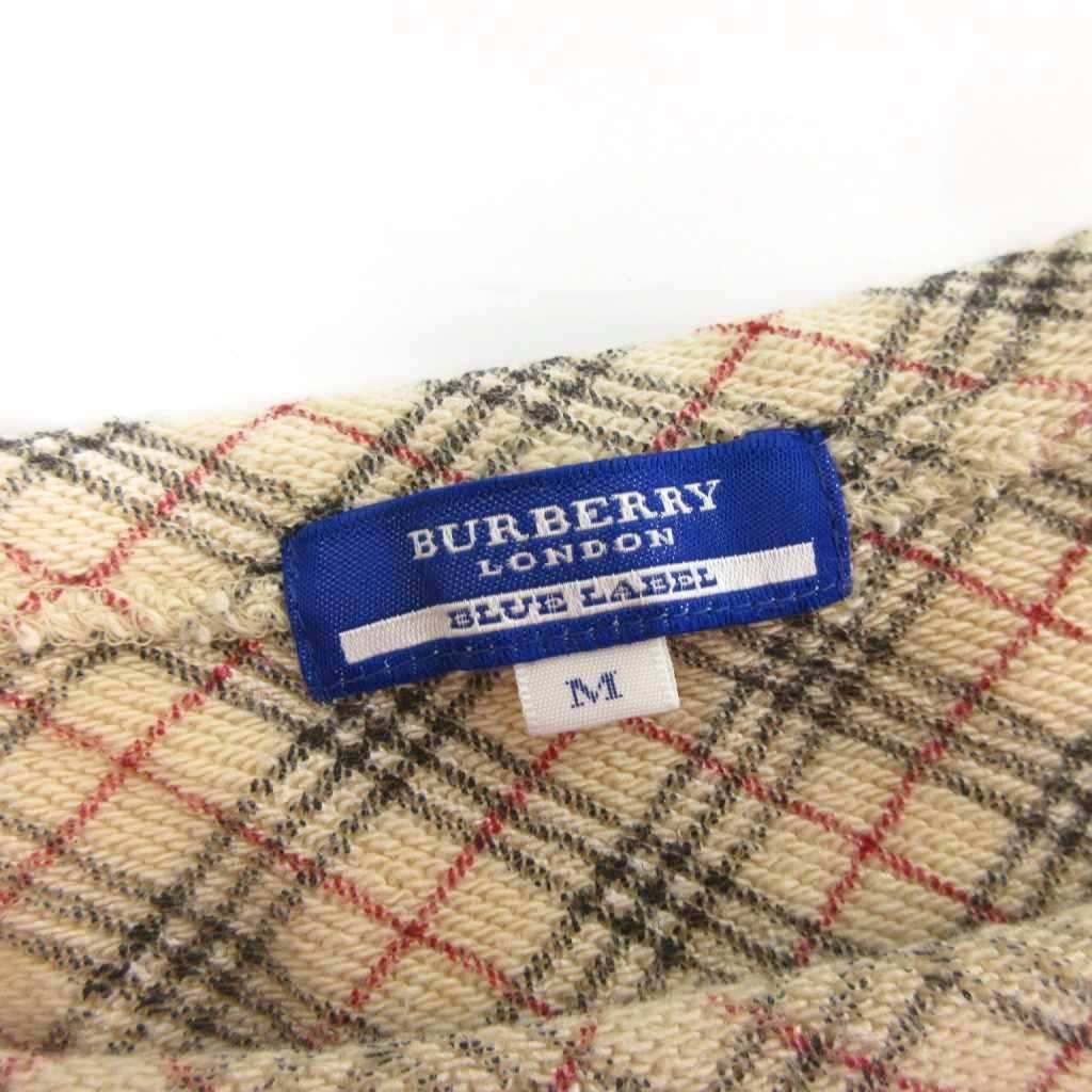 バーバリーブルーレーベル BURBERRY BLUE LABEL パイル裏地 スウェット