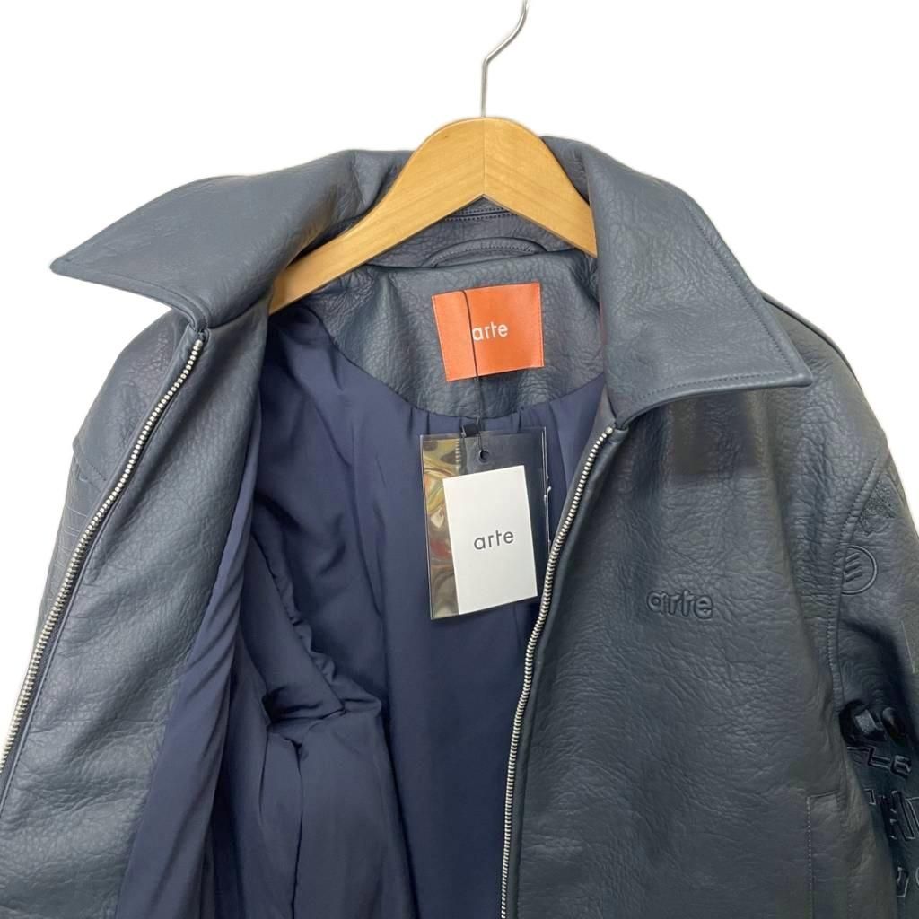 [竹の子の里派さま]Arte antwerp × BEAMS ネイビーレザー 中古・古着通販】arte Antwerp (アートアントワープ) BEAMS (ビームス
