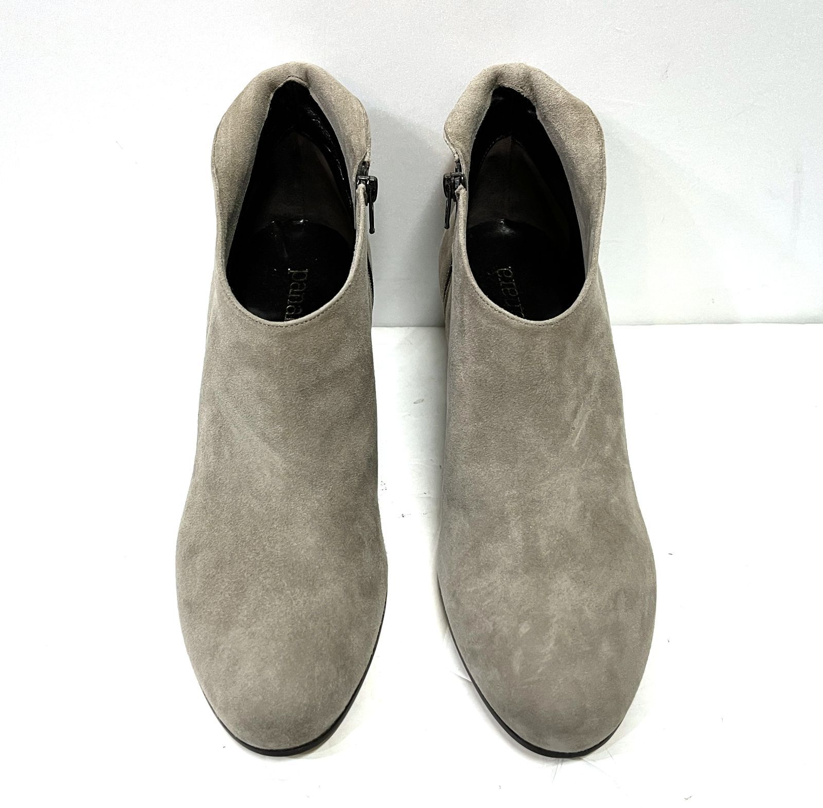 37 23.5㎝相当 イタリア製 panara｜パナラ サイドジップ ウェッジソールブーティ 靴 KWY