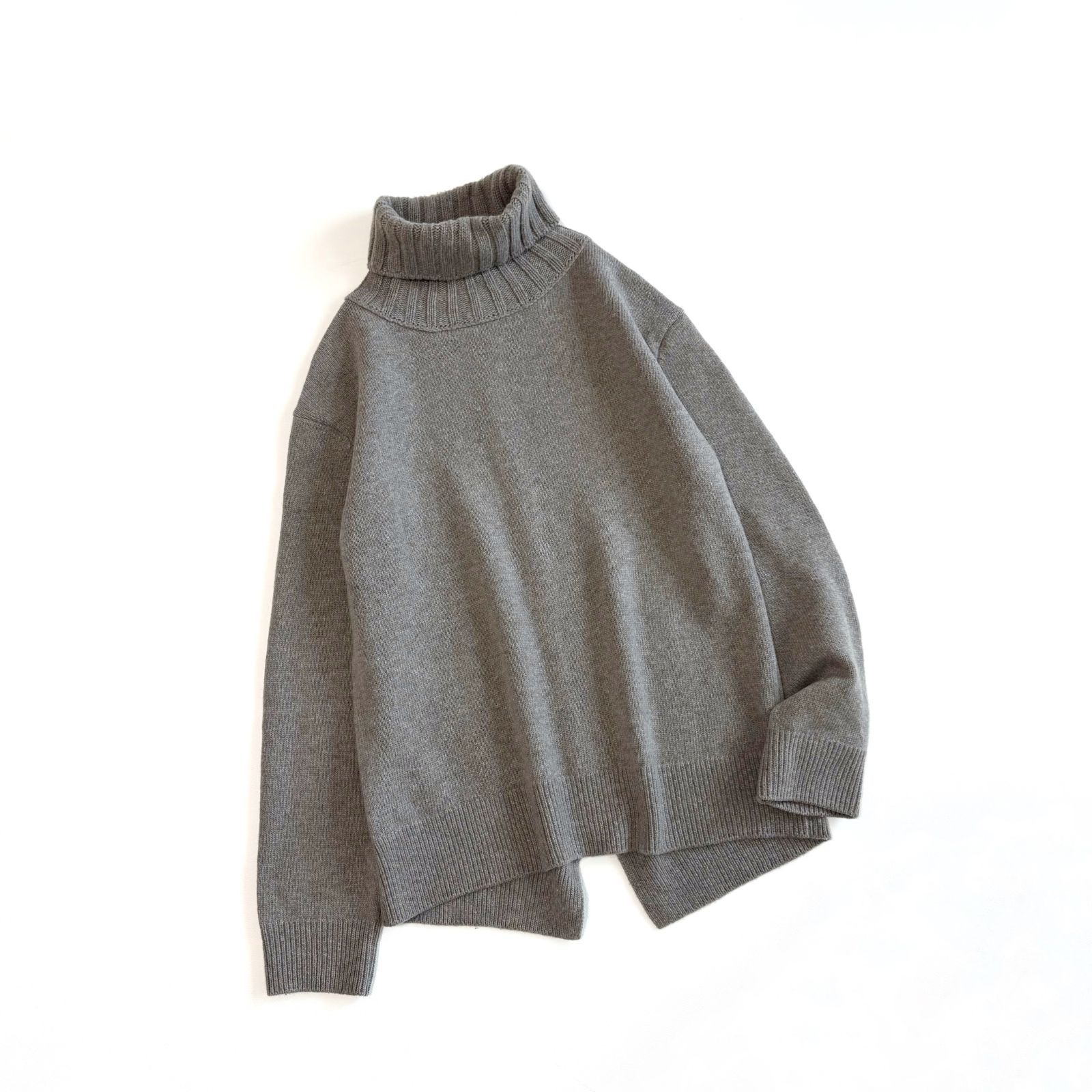 MUSE de Deuxieme Classe ウール カシミヤ タートルネック ニット