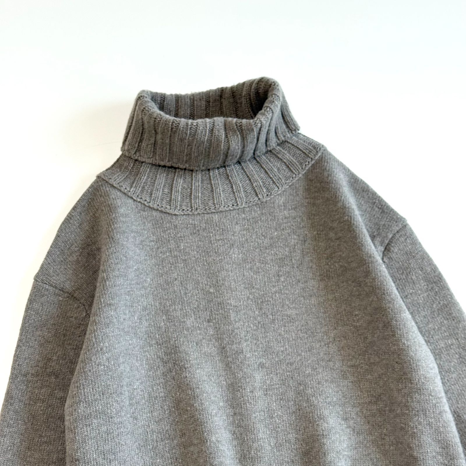 MUSE de Deuxieme Classe ウール カシミヤ タートルネック ニット