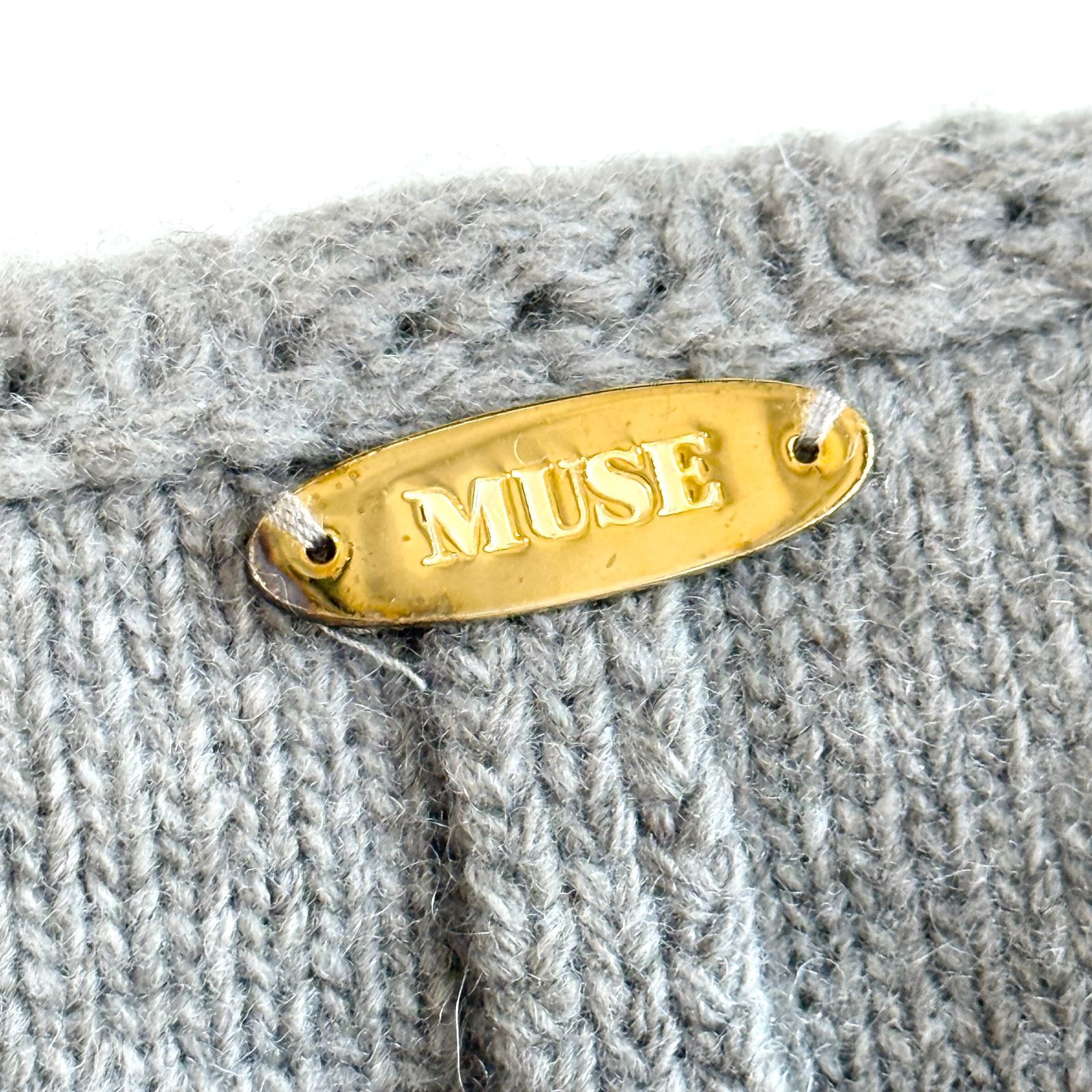 MUSE de Deuxieme Classe ウール カシミヤ タートルネック ニット