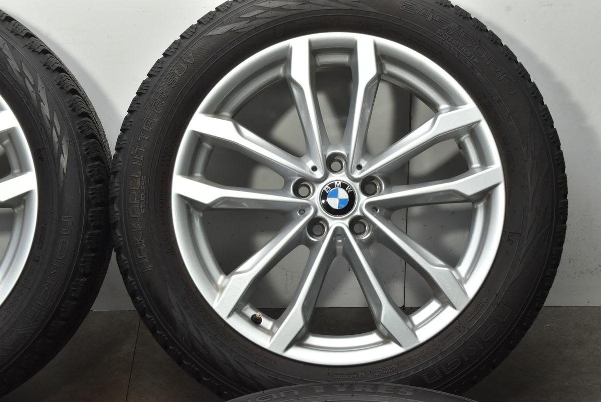  バリ溝 BMW G 01 X 3 02 4 19 in 7 5 J 32 PCD 112 ノキアン ハッカペリッタ R SUV 245 50 6877325 Vスポーク スタイリング691 19インチ タイヤ ホイールセット