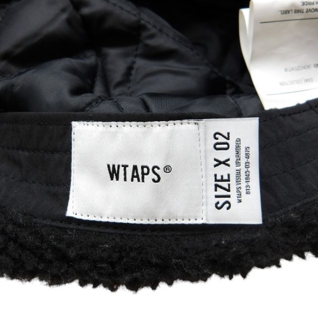 WTAPS 24aw ROBIN CAP NYLON TUSSAH POLY BOA BLACK サイズ2 242HCDT