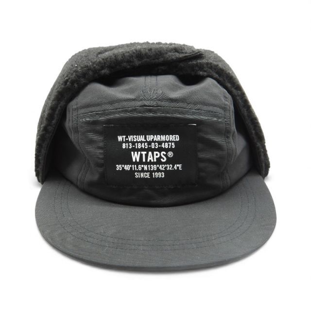 WTAPS 24aw ROBIN CAP NYLON TUSSAH POLY BOA BLACK サイズ2 242HCDT
