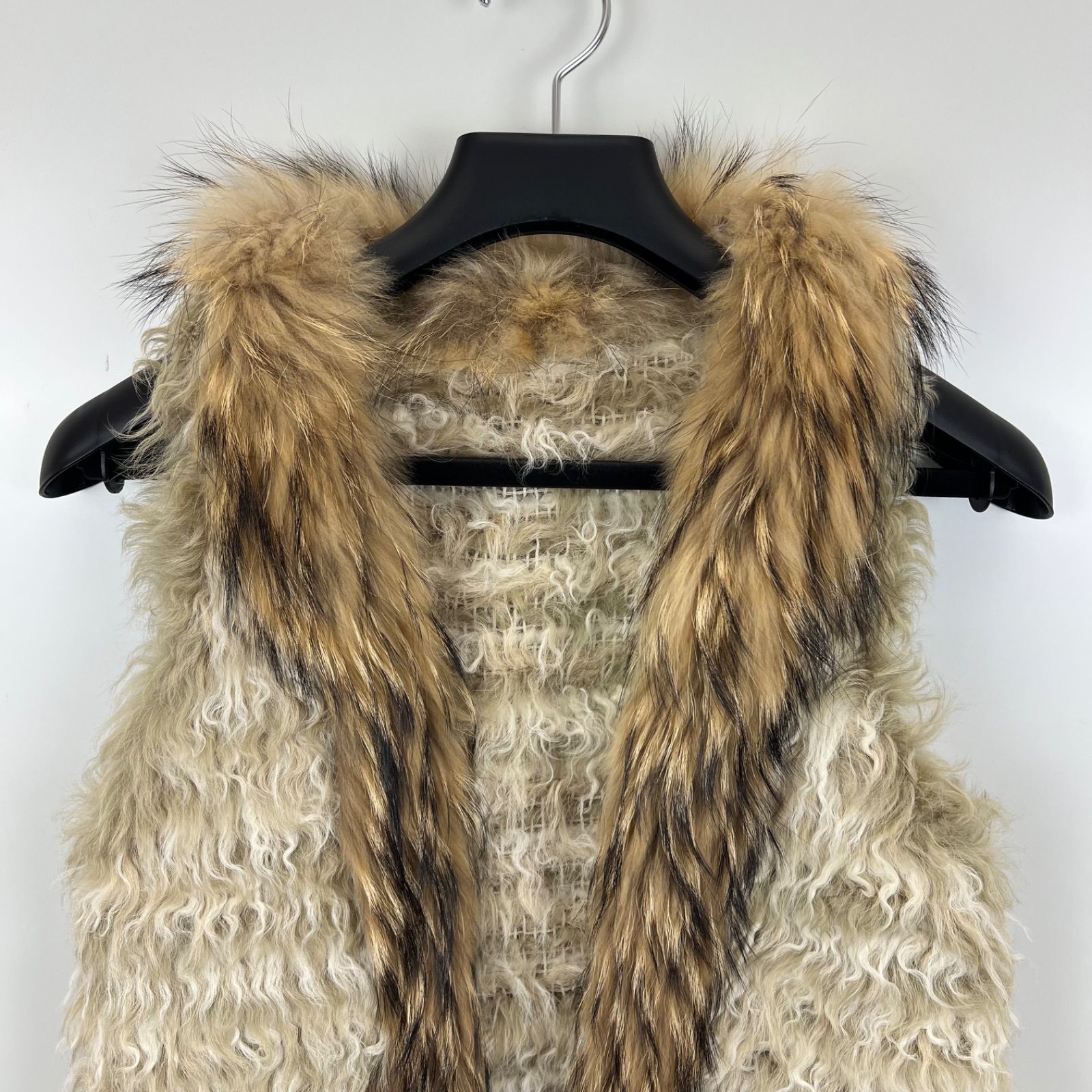 grace continental JAPAN archive lamb fur vest 36 0618 0281