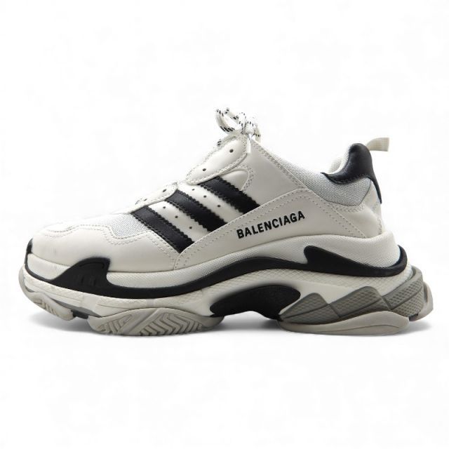 BALENCIAGA ADIDAS TRIPLE S WHITE サイズ29.0cm 710021 箱有
