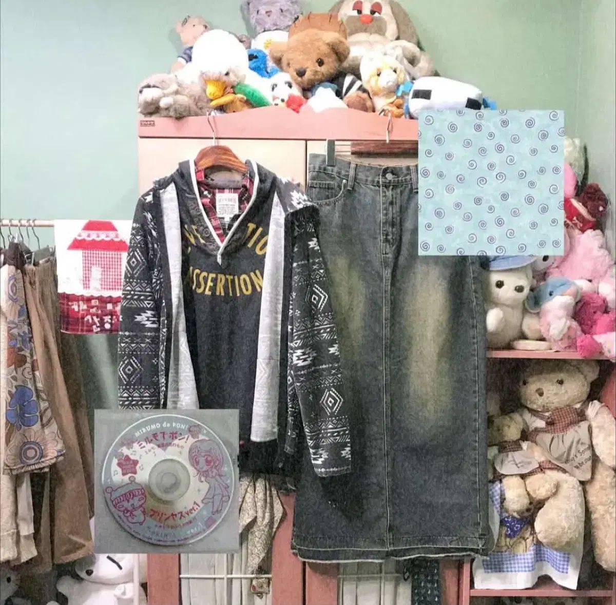 カモメ山荘 コモレビ 森の風 冬 チャイルドMAGAZINE KOYAヴィンテージ コーディネートセット