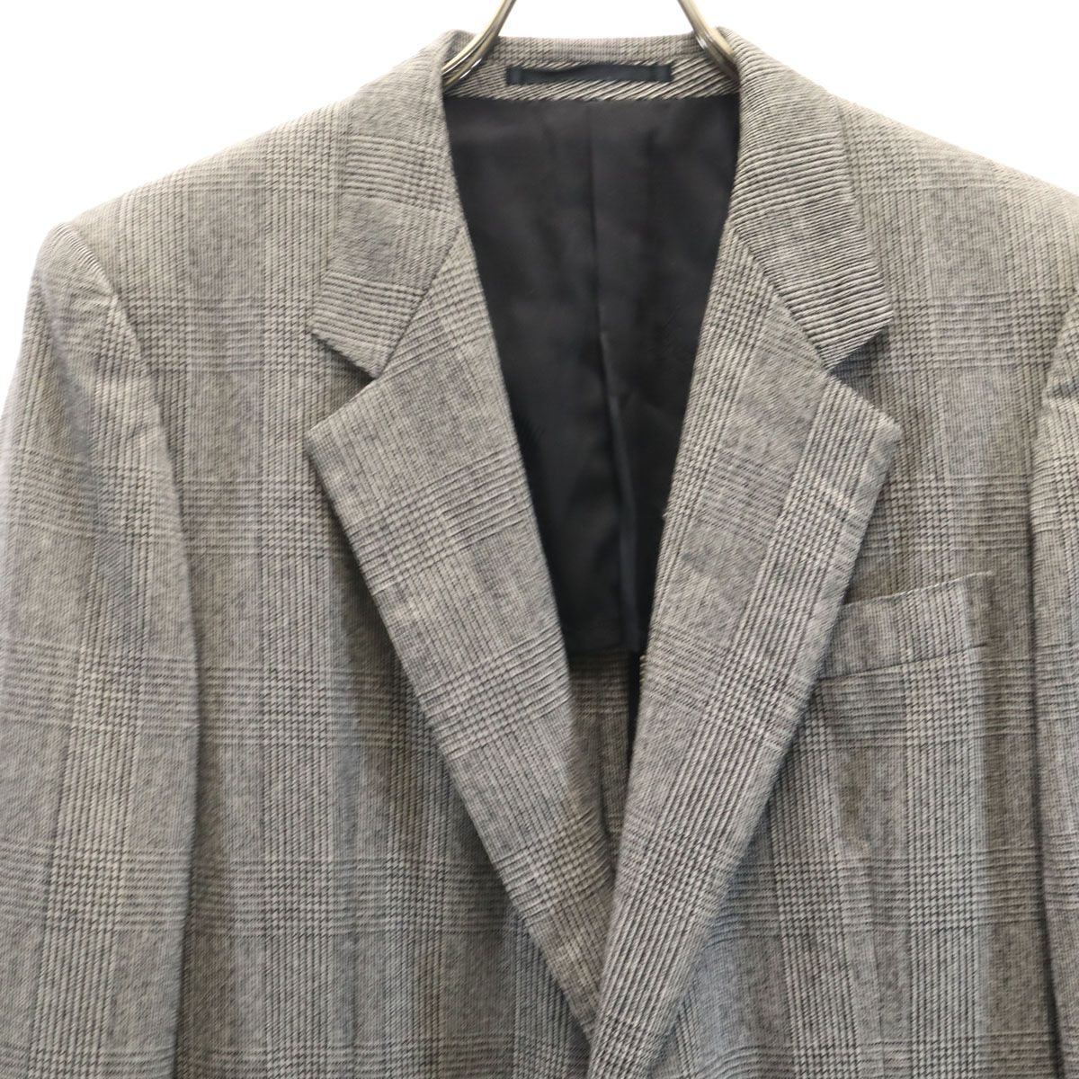 LANVIN ランバン グレンチェック テーラードジャケット 上下 