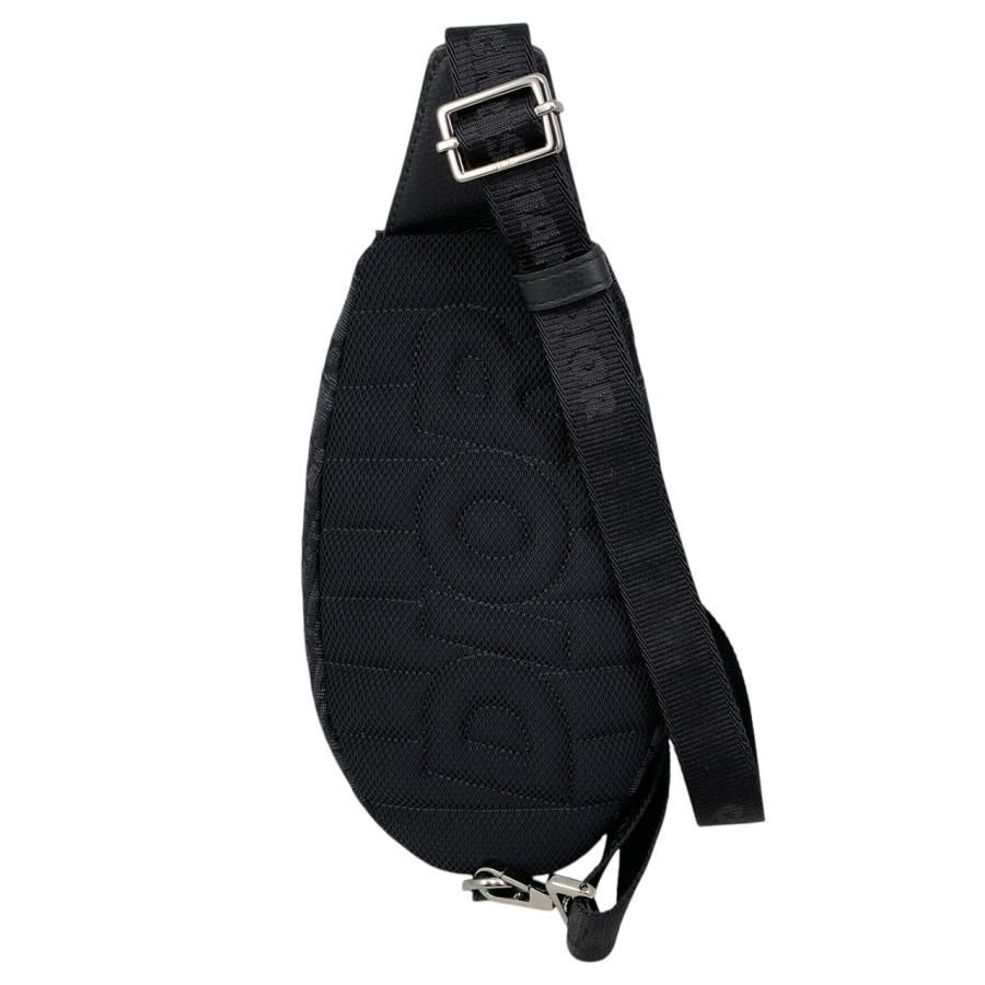 E 4806 クリスチャンディオール ボディバッグ スカラベ オブリーク ジャガード ロゴ ブラック シルバー金具 CHRISTIAN DIOR