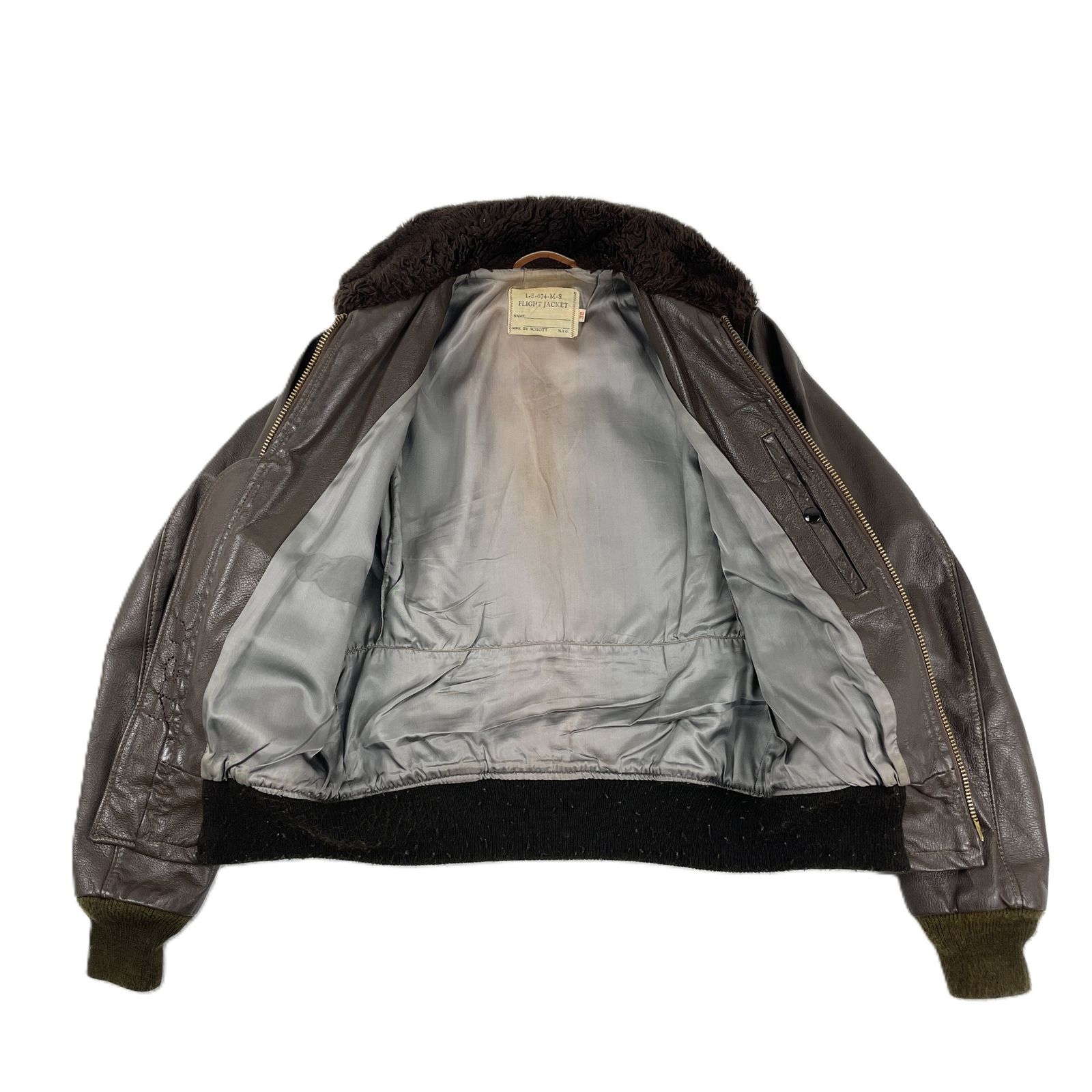 70's ビンテージモデル SCHOTT N.Y.C ショット I.S.674.M.S G-1 レザー