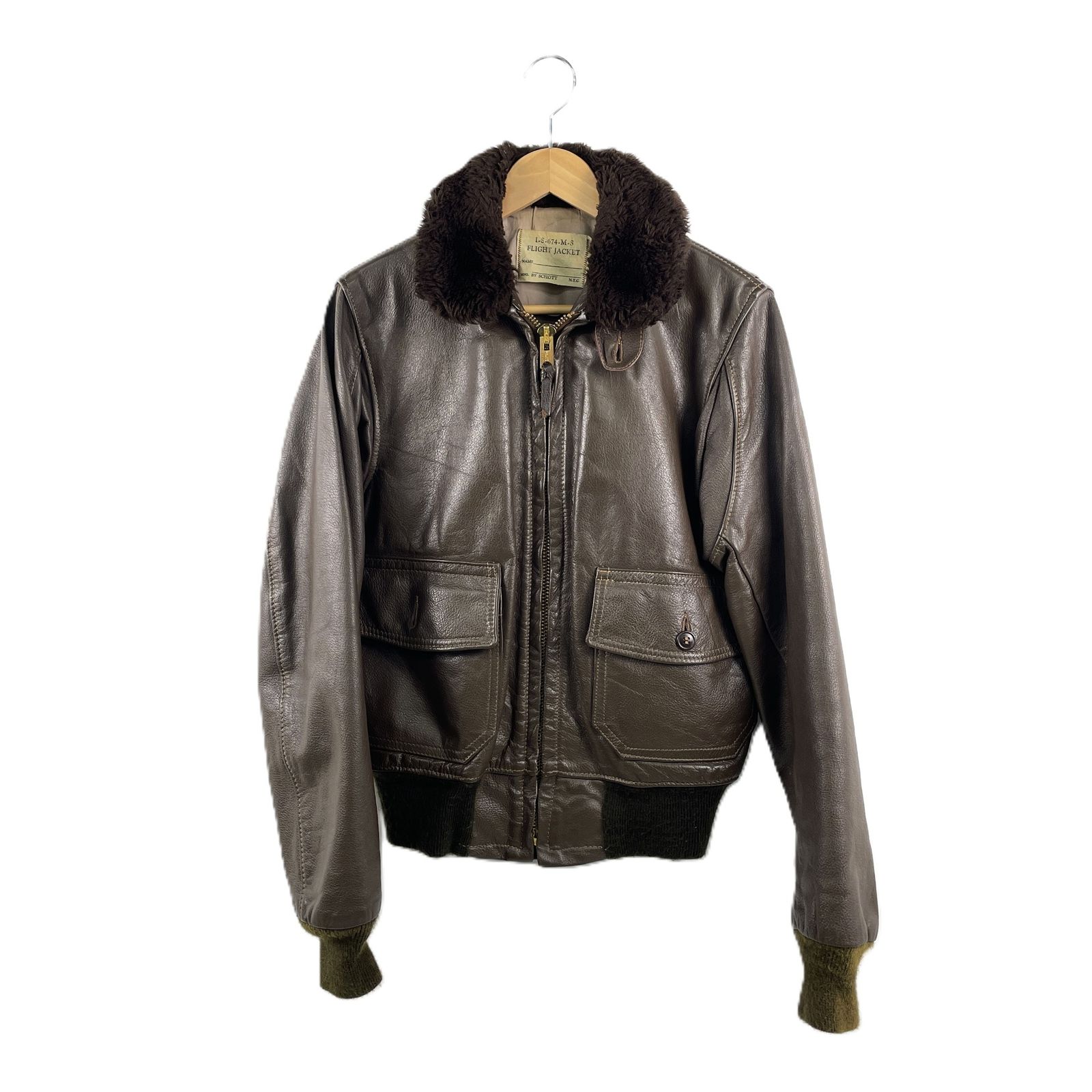 70's ビンテージモデル SCHOTT N.Y.C ショット I.S.674.M.S G-1 レザー