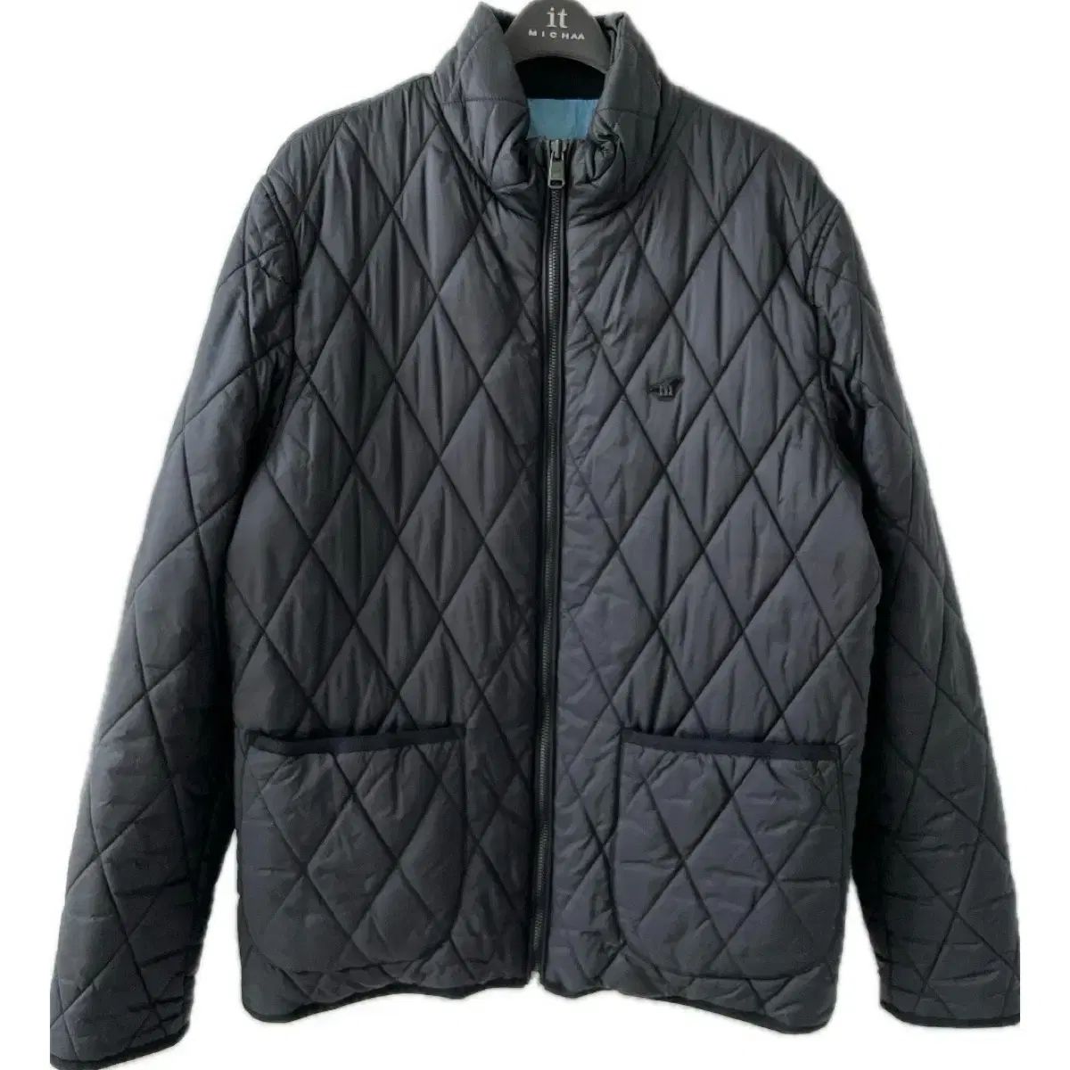 メンズ 100 ヘンリーコットンズ キルティング ジャケット アウター ダウン MY カジュアル