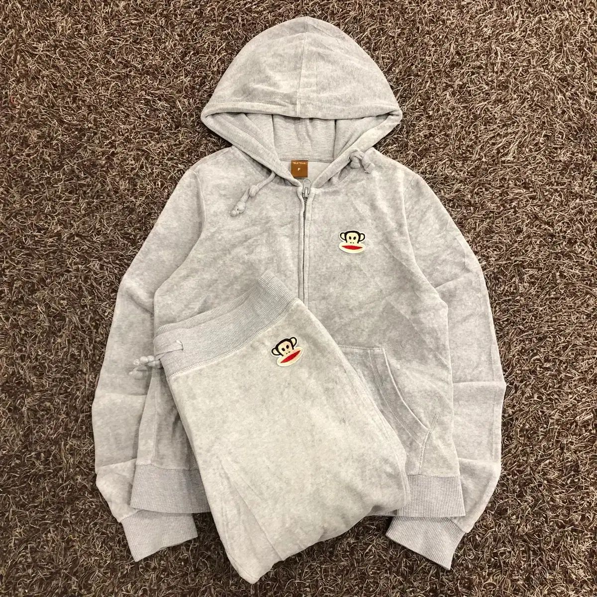 F ポールフランク フリース フードジップアップ トレーナー セット