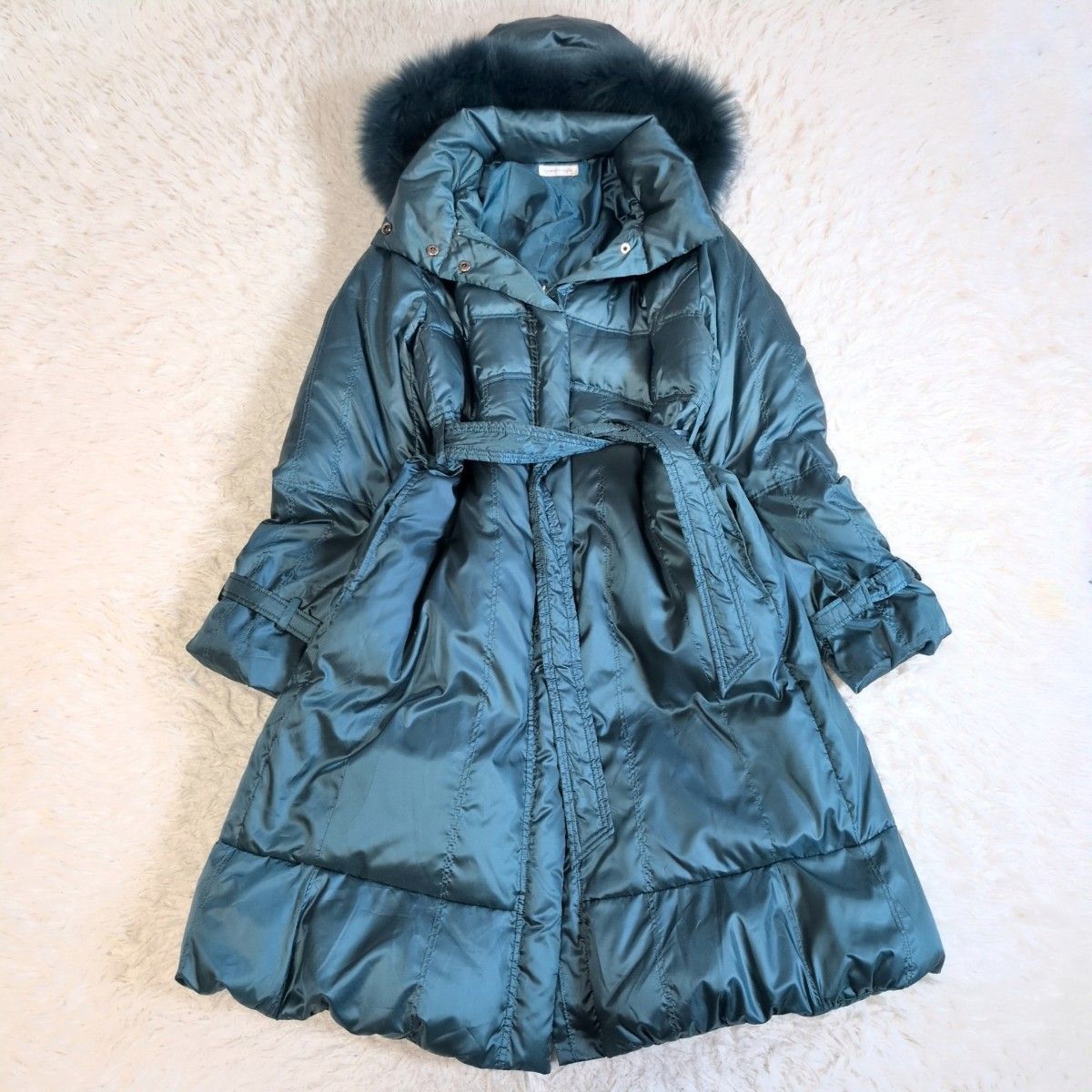 極美品✨ primo tenpo フォックスファー付きロングダウンコート A