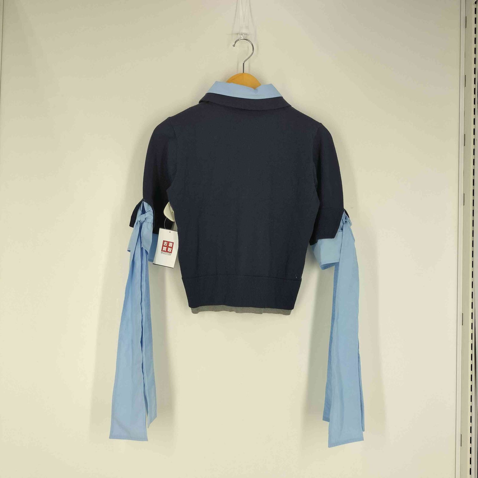 エイミーイストワール eimy istoire シャツドッキングレイヤードニット