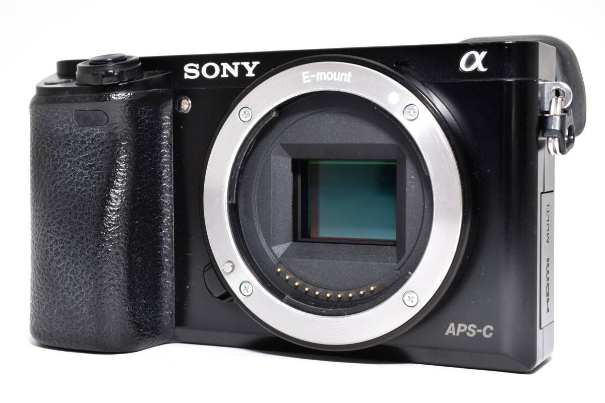 ソニー SONY α6000 ILCE-6000 ボディ ブラック ≪外観動作良好 動作