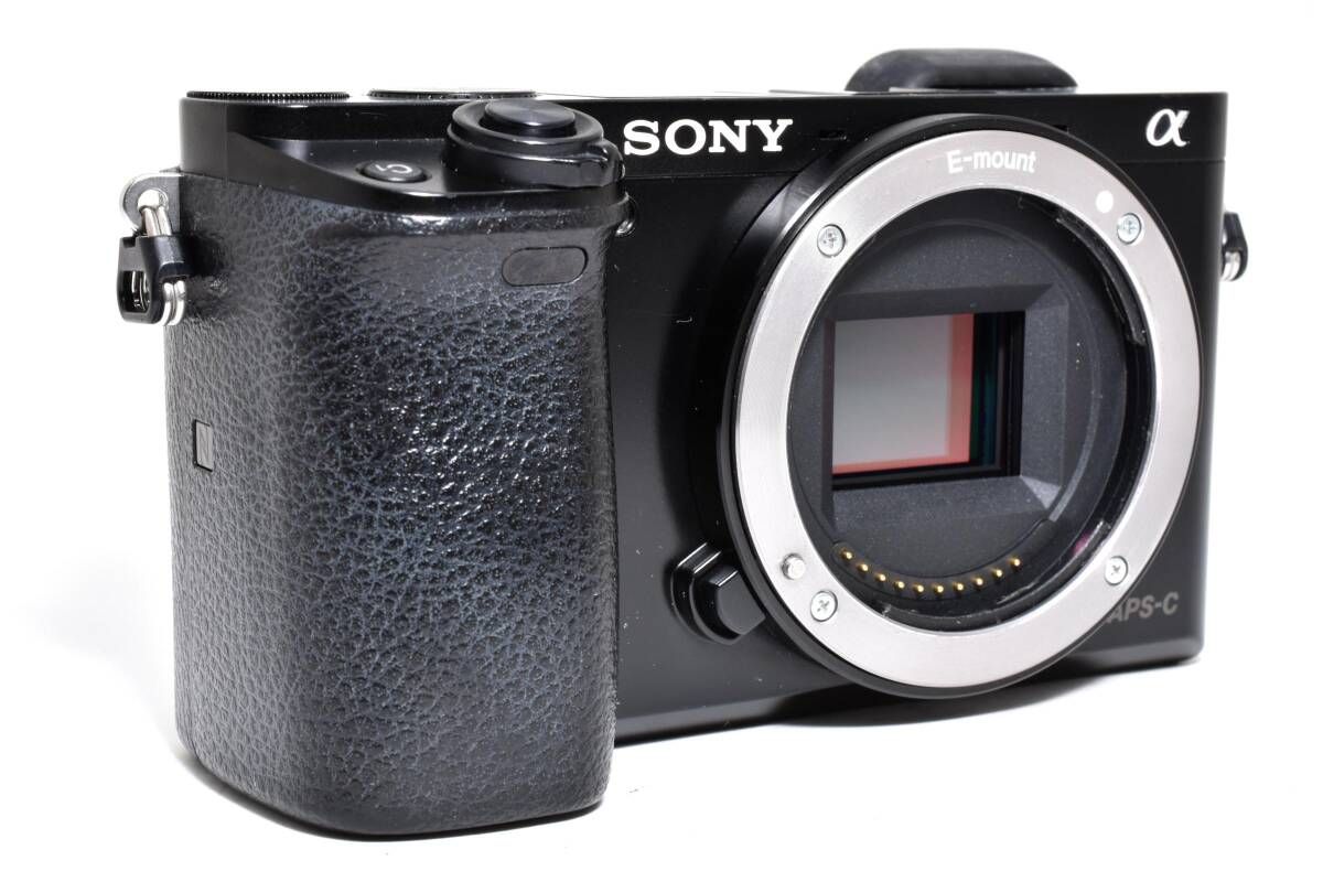  ソニー SONY α6000 ILCE 6000 ボディ ブラック ≪外観動作良好 ≫ 1895 ミラーレス一眼 デジタルカメラ