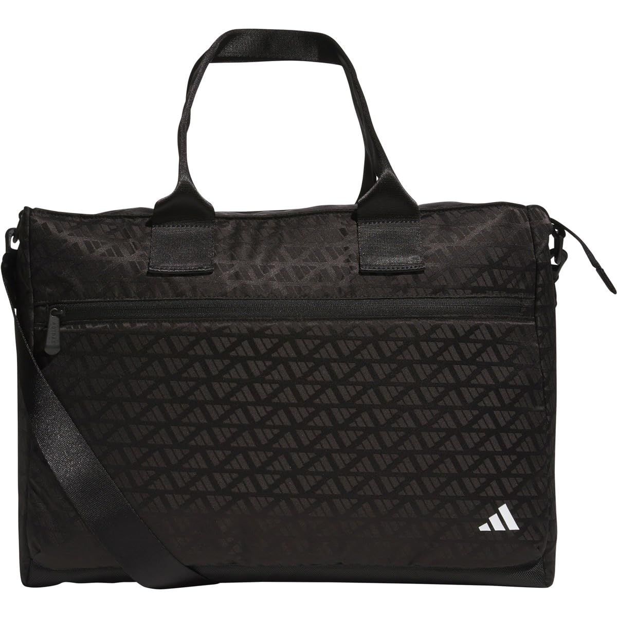 アディダスゴルフ ゴルフトートバッグ シューズケース付き モノグラム トートバッグ ブラック ホワイト