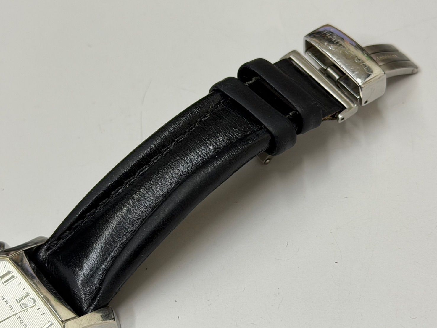 電池交換済】HAMILTON ハミルトン ロイド クロノグラフ クォーツ 純正