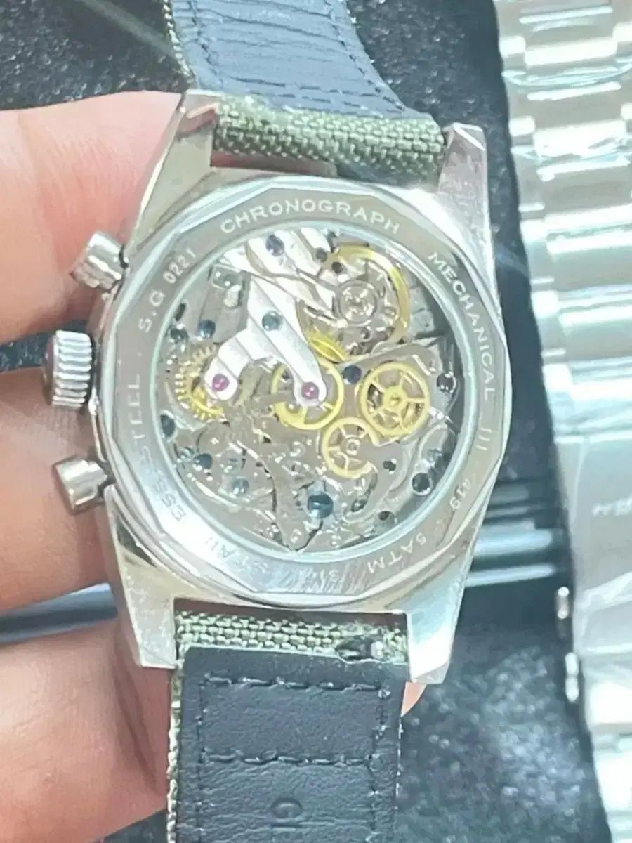  sugess 手動クロノグラフ マイクロブランド パーカー 自動巻き時計 腕時計(アナログ)